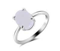 Rose Quartz Silver Rings NSR-2230